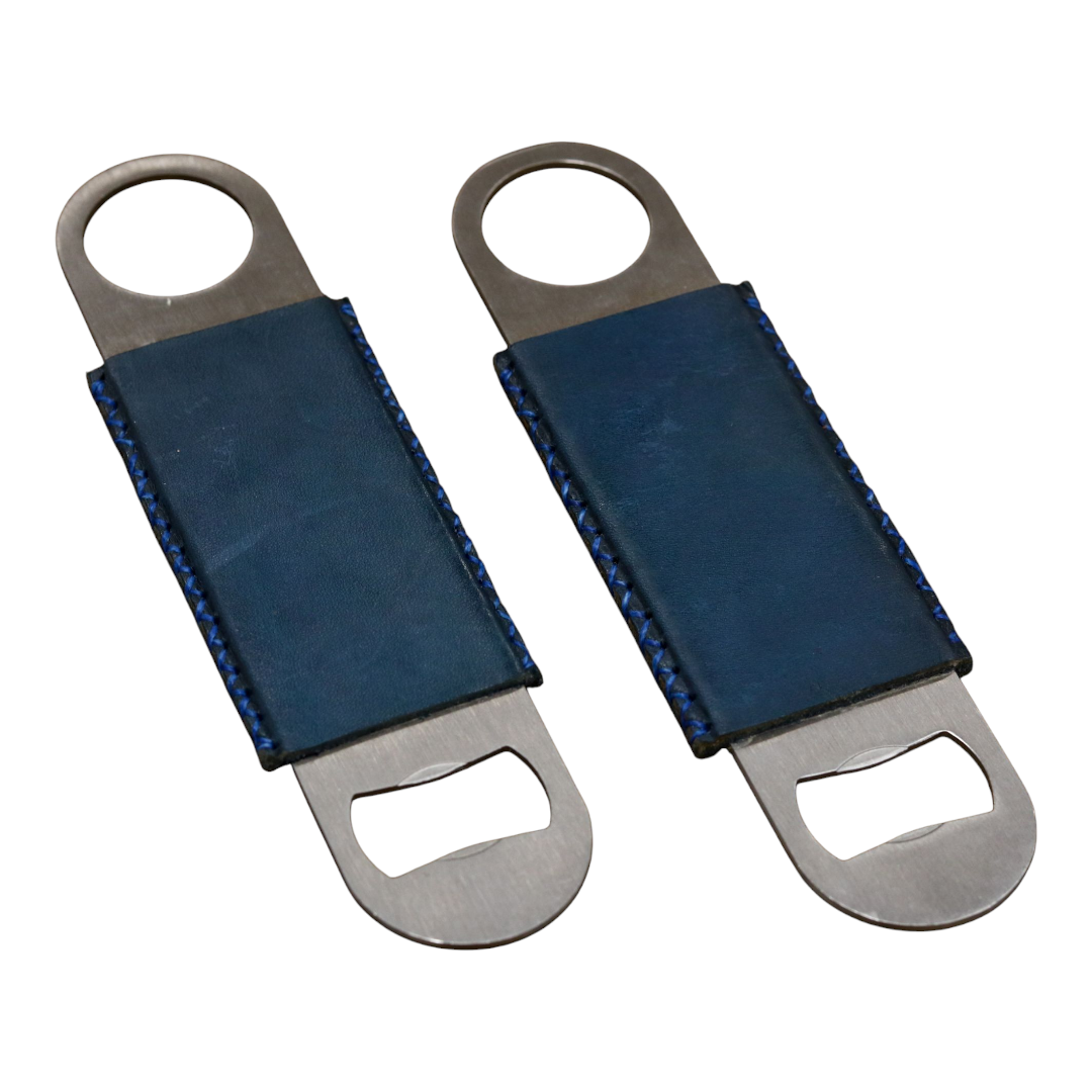 Hand-Stitched Leather Bottle Opener
