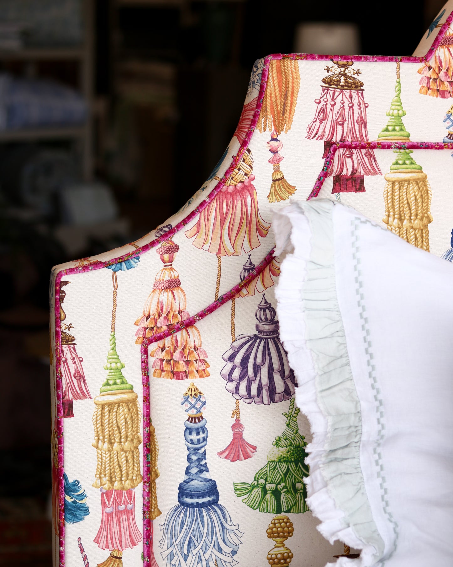 Queen Tassel Bed
