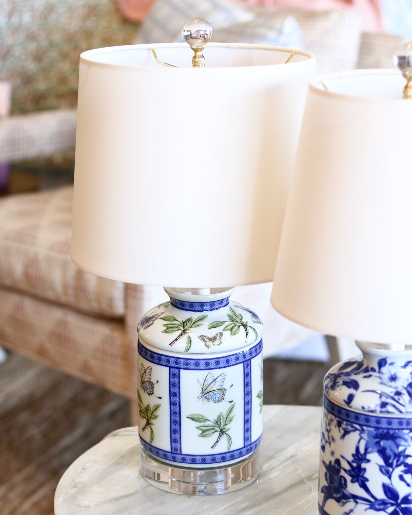 Porcelain Butterfly Table Lamp