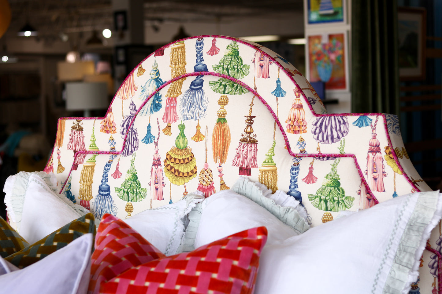 Queen Tassel Bed