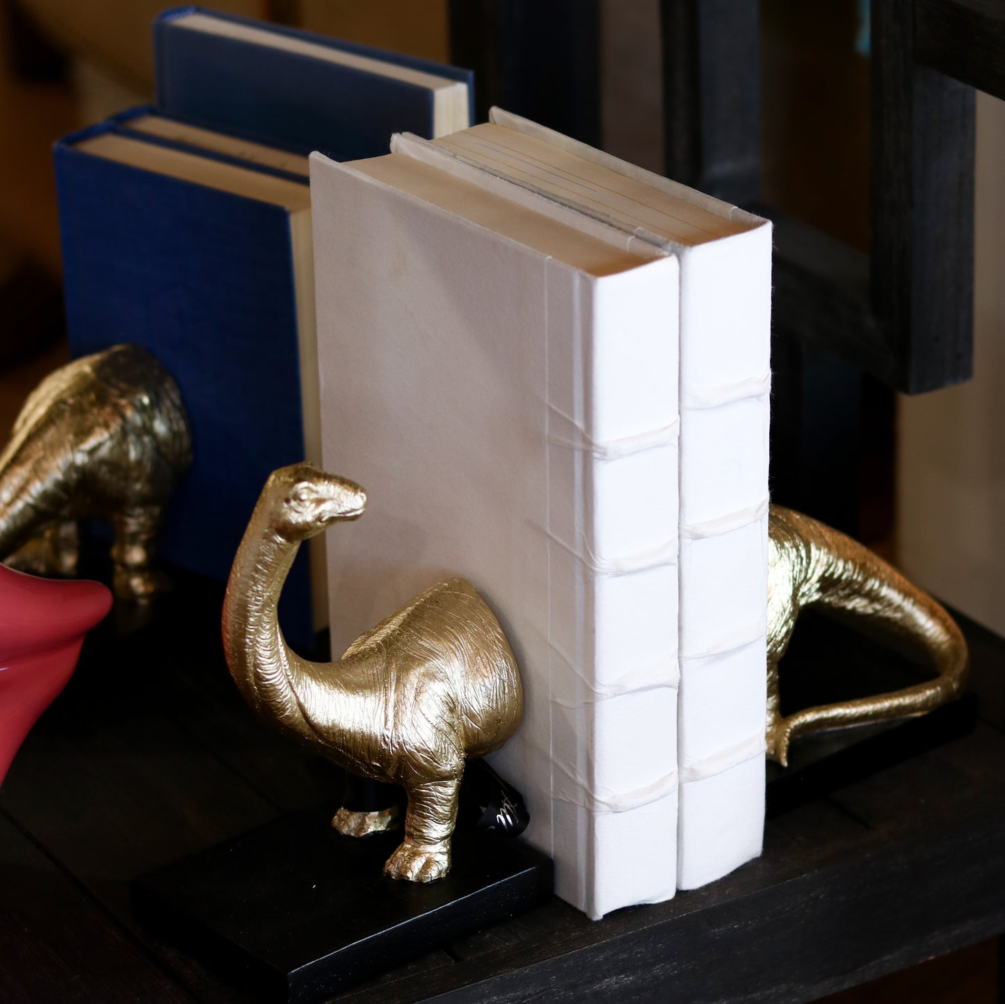 Resin Dinosaur Bookends