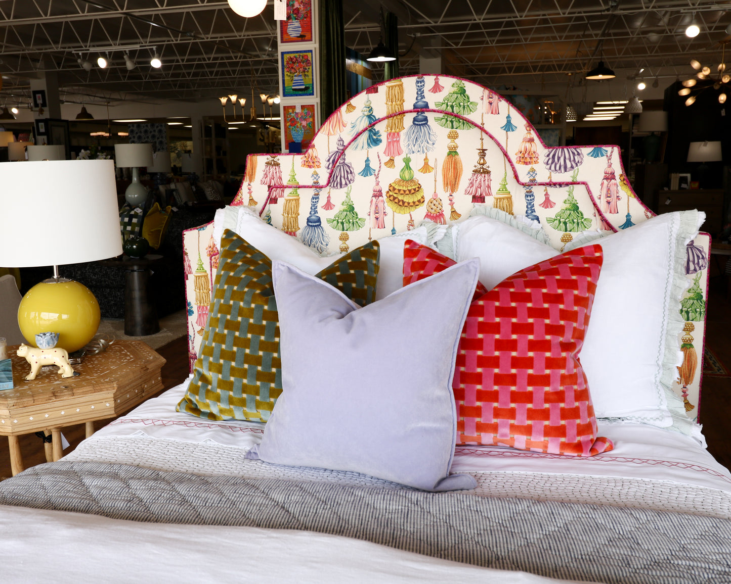 Queen Tassel Bed