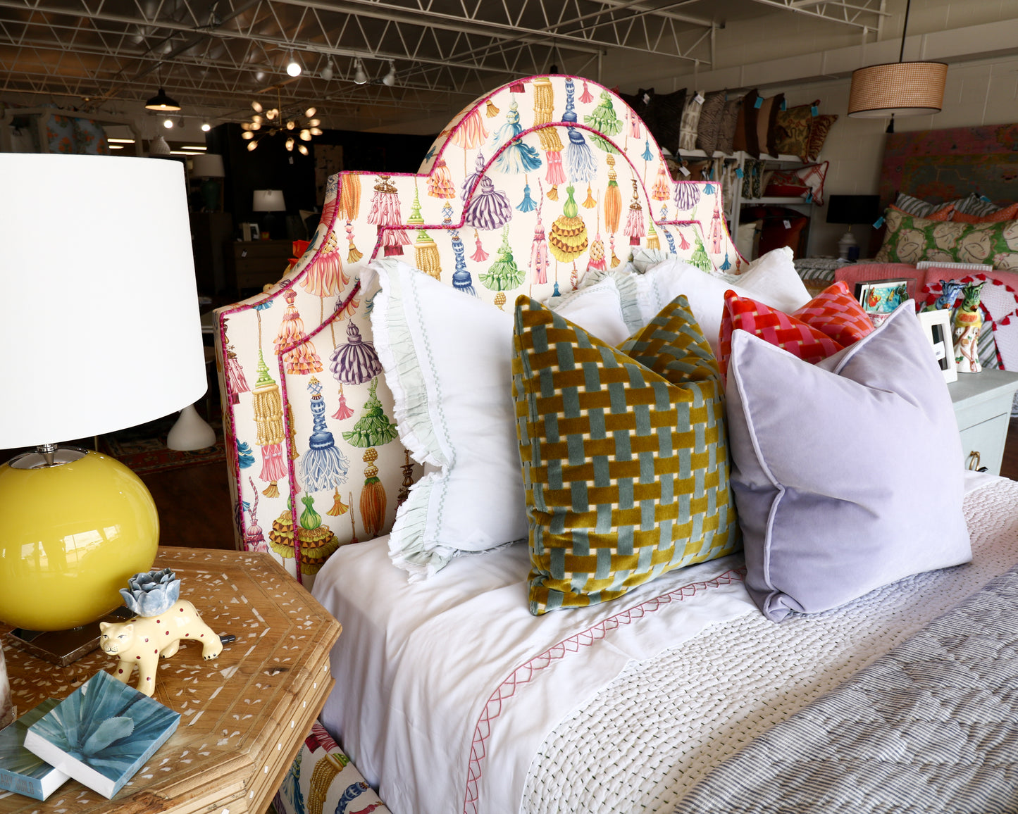 Queen Tassel Bed
