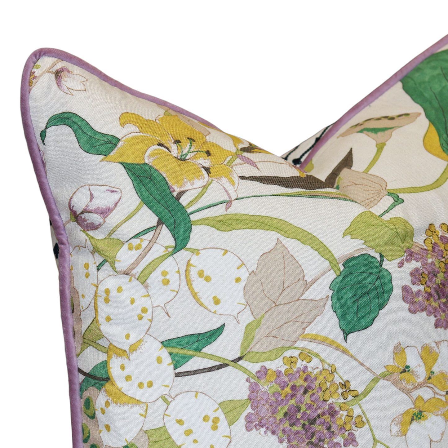 22" Lilac Flower Pillow
