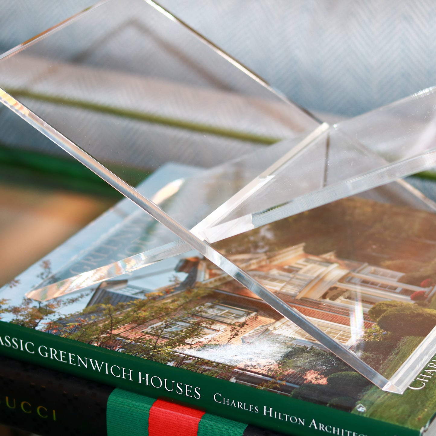 Clear Book Stand