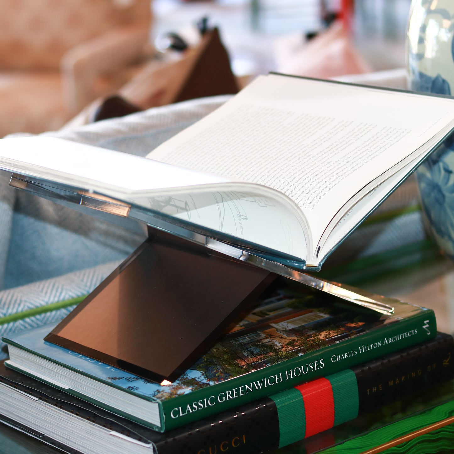 Silver Book Stand