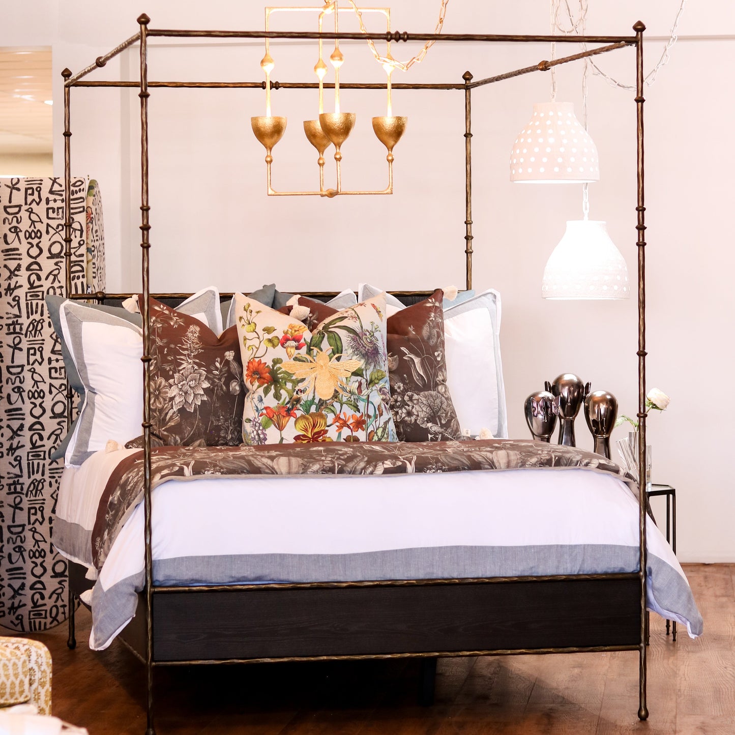 Reese Four Poster Queen Bed
