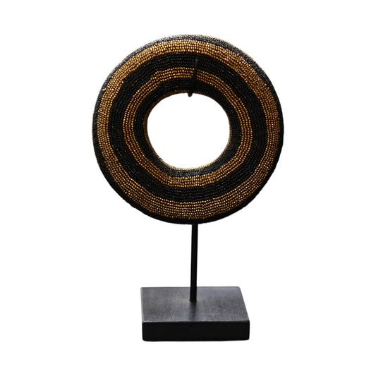 Small Beaded Boule Bangle on Stand