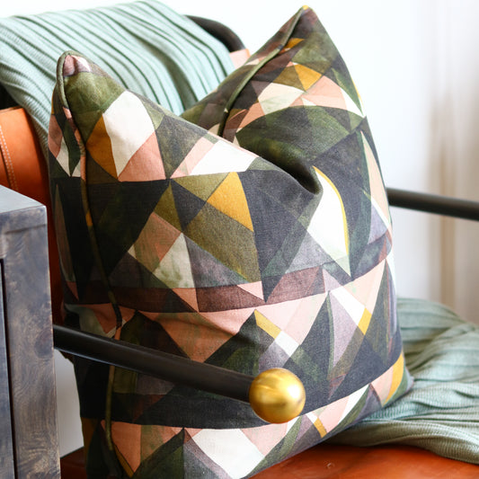 22" Geometric Pillow