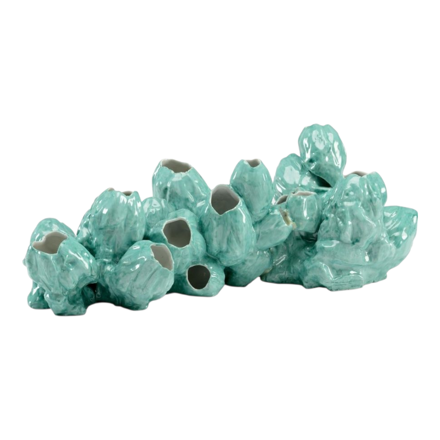 Green Glazed Porcelain Barnacle