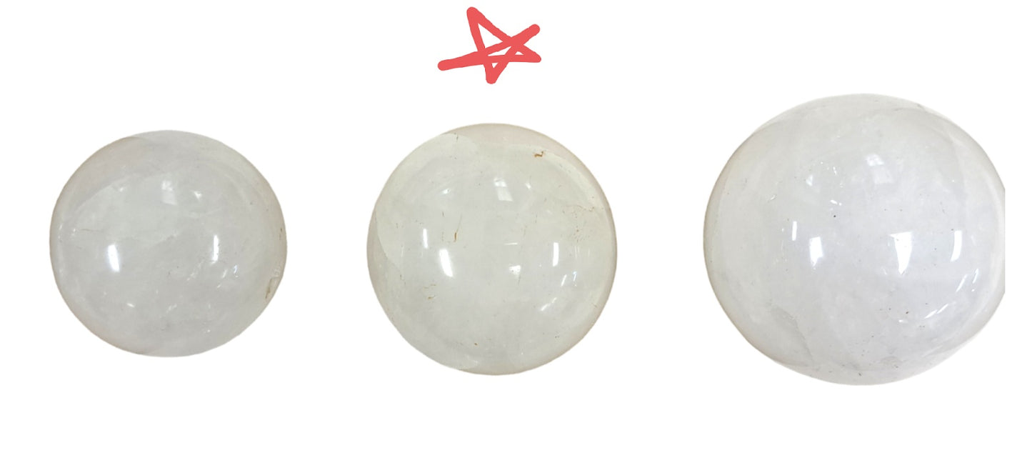 White Quartz Ball Carving