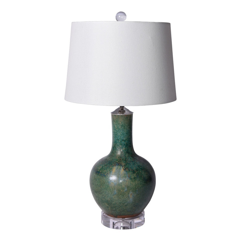 Small Speckled Green Lamp