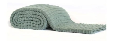 Pleated Knit Throw