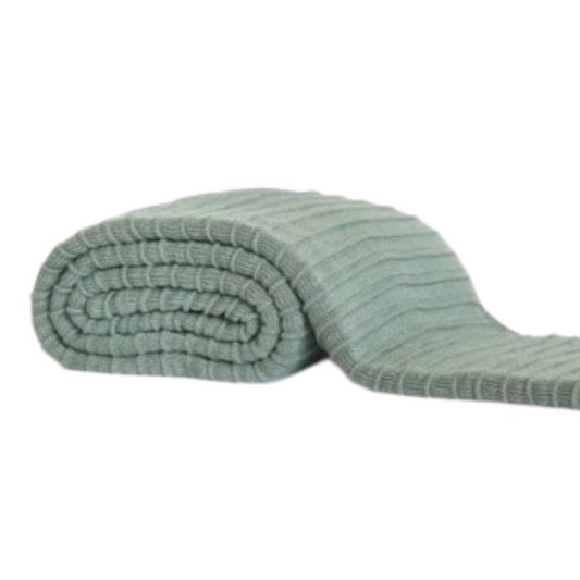 Pleated Knit Throw