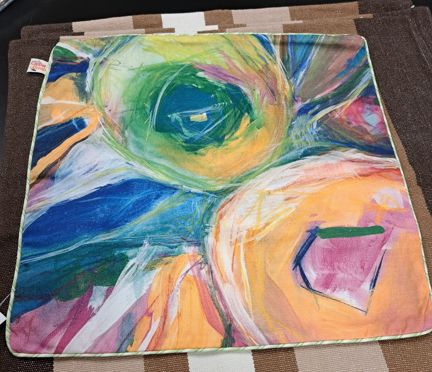 Painted Posies Pillow - 20"
