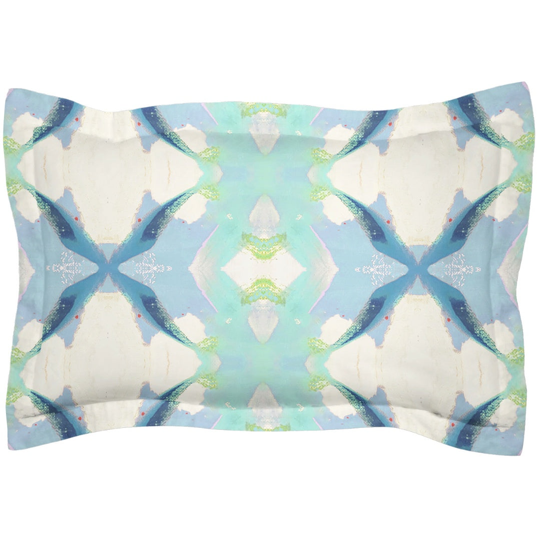 Jasmine Blue King Sham