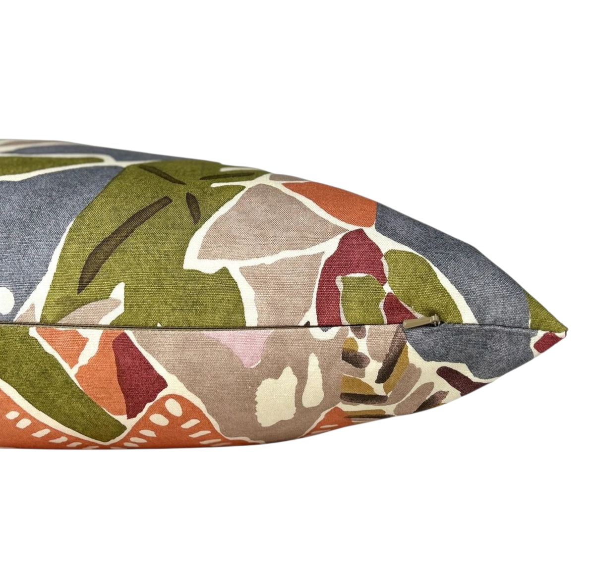 Abstract Print Plum Pillow - 22"