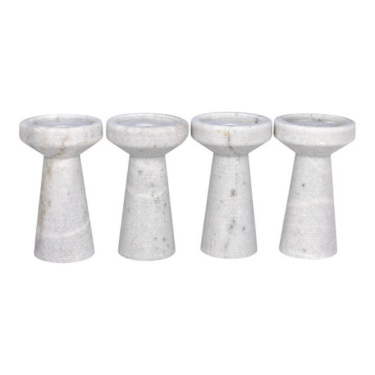 White Marble Decorative Candle Holder