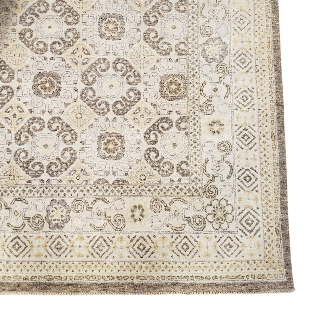 6' x 9' Vogue Ivory & Brown Rug
