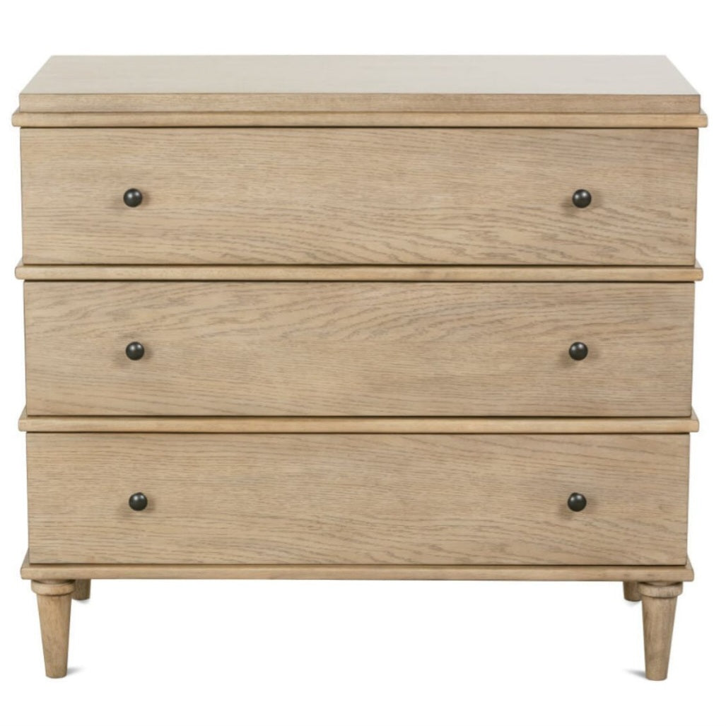 White Oak 3-Drawer Chest