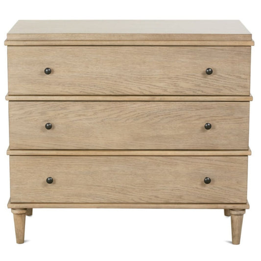 White Oak 3-Drawer Chest