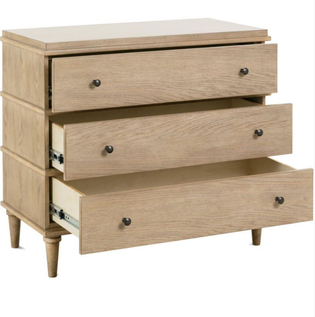 White Oak 3-Drawer Chest