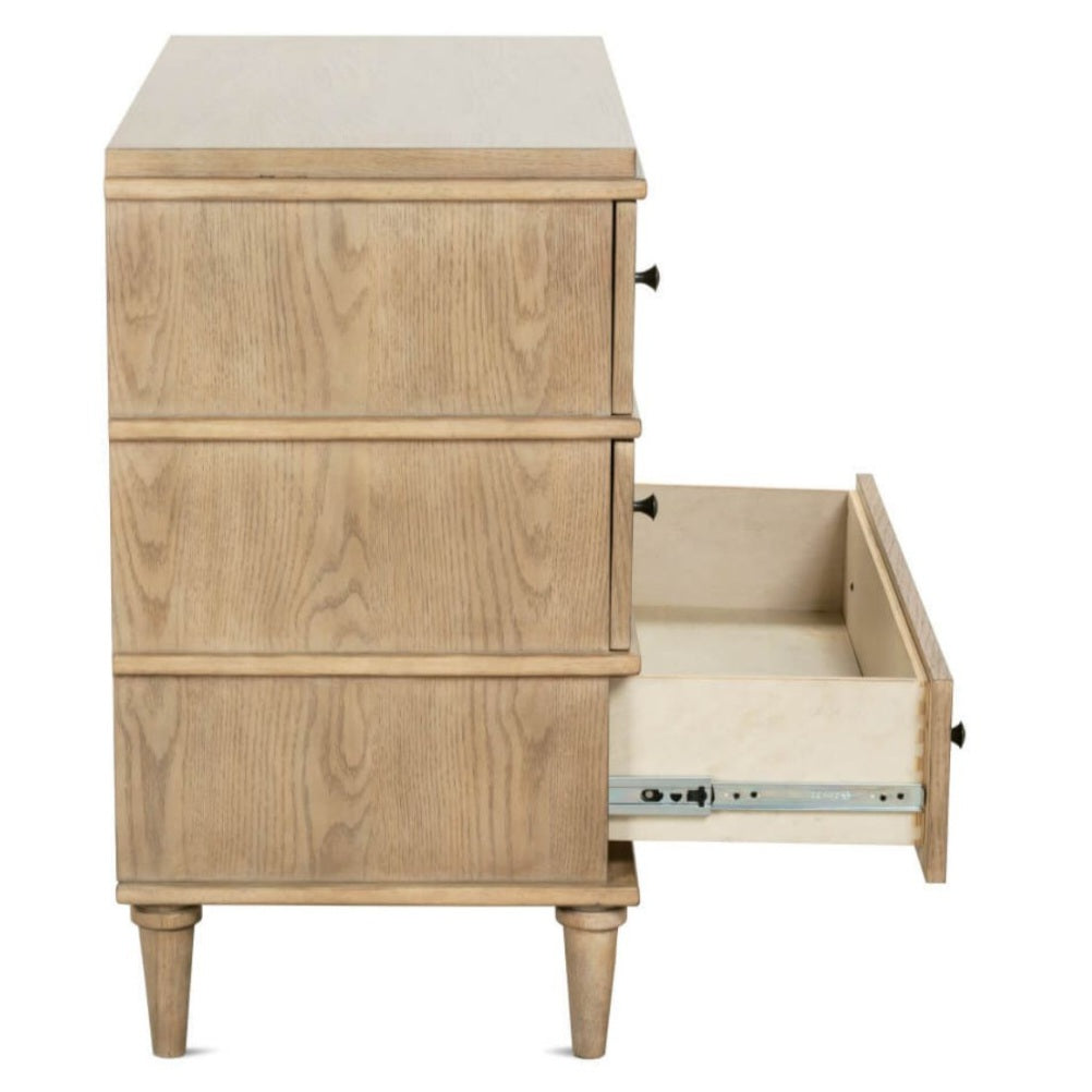 White Oak 3-Drawer Chest