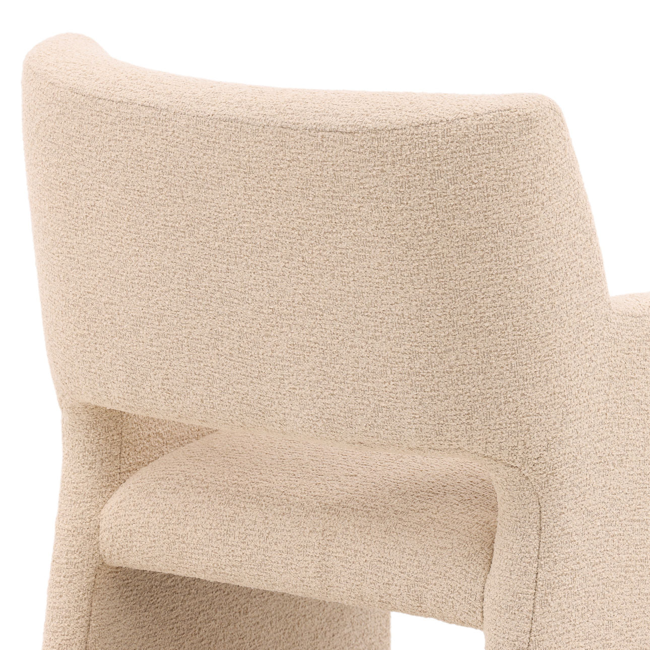 Cream Dining Arm Chair