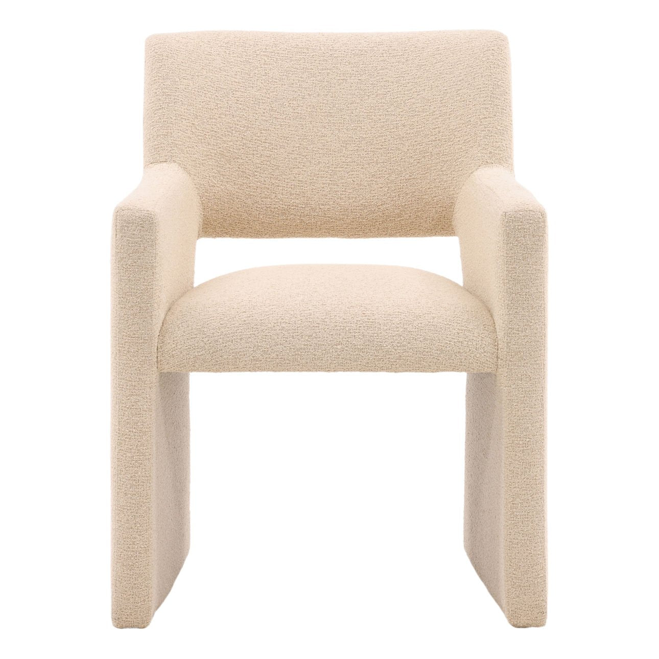 Cream Dining Arm Chair