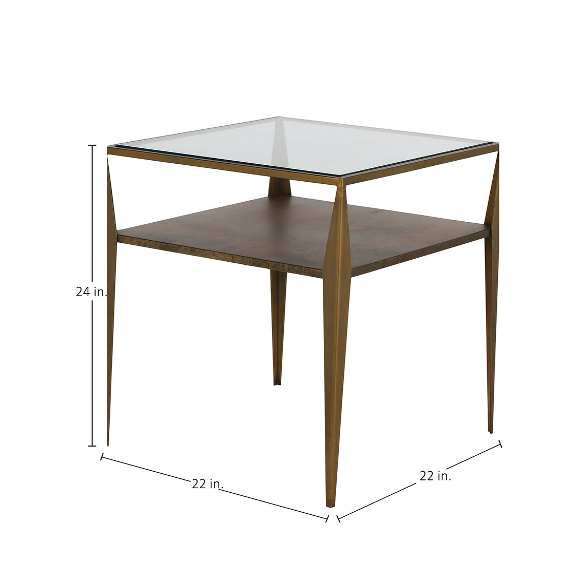 Winona Iron Side Table