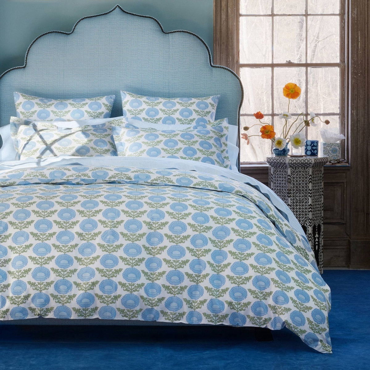 Kaavia Light Indigo Organic Sham - Standard