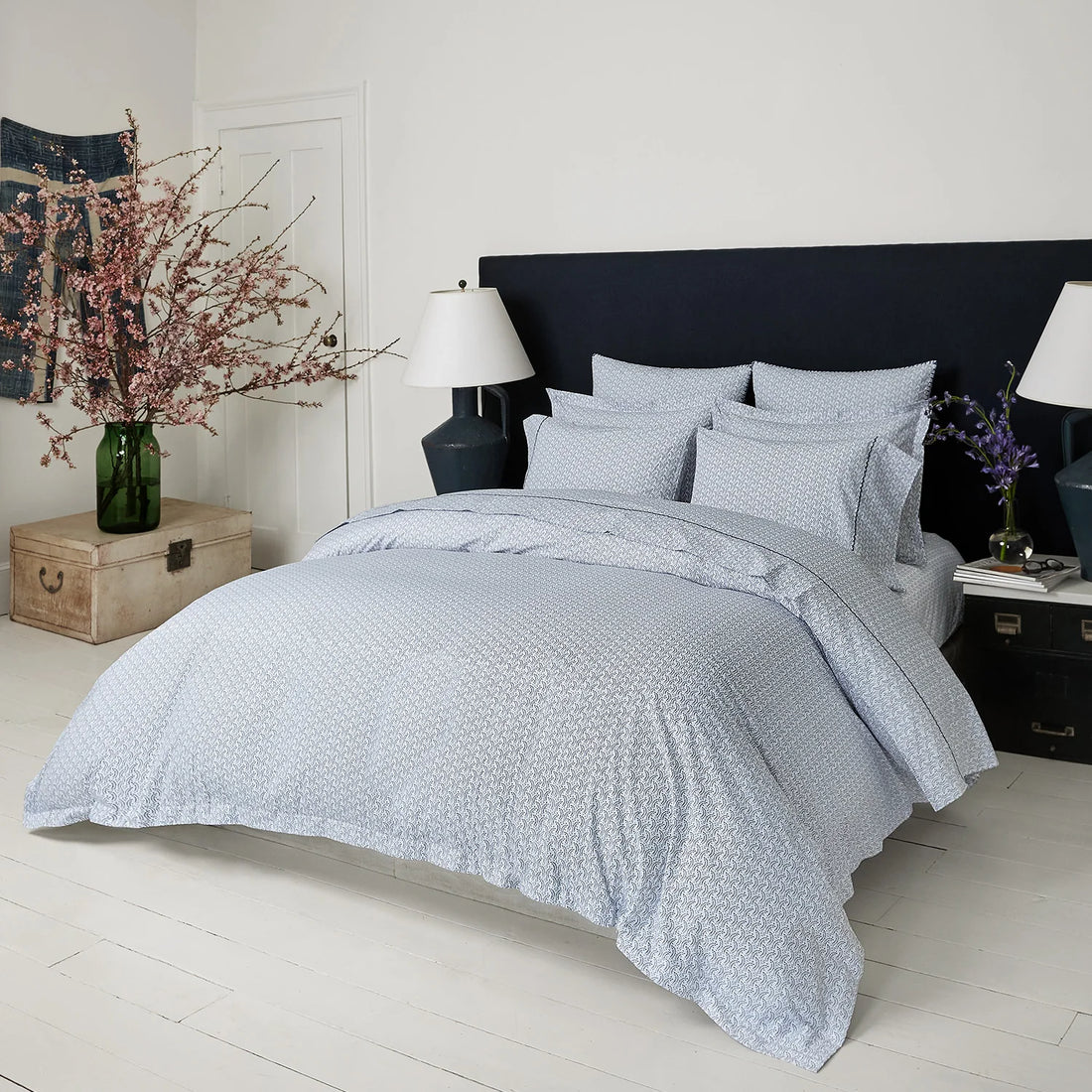 Ramra Duvet Cover in Indigo