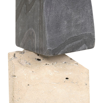 Niram Aluminum & Marble Sculpture