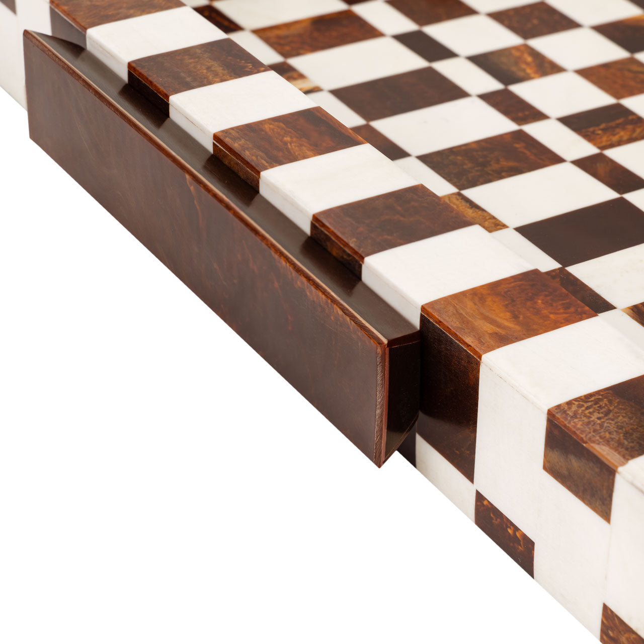 Camiro Large Brown & White Tray