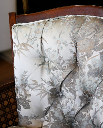 Reupholstered Antique Chair
