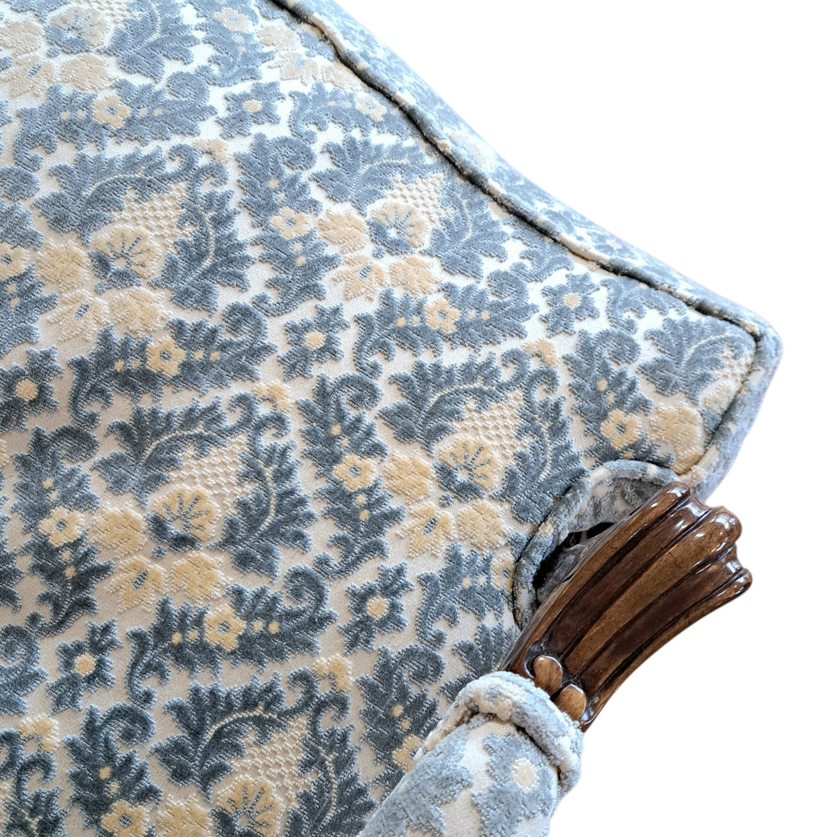 Antique Blue Arm Chair
