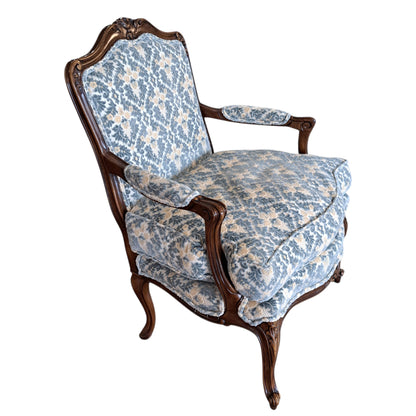 Antique Blue Arm Chair