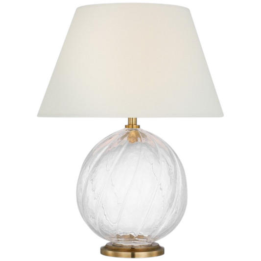 Talia Cordless Accent Lamp in Clear Glass