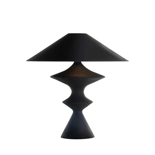 Darcy Black Resin Table Lamp