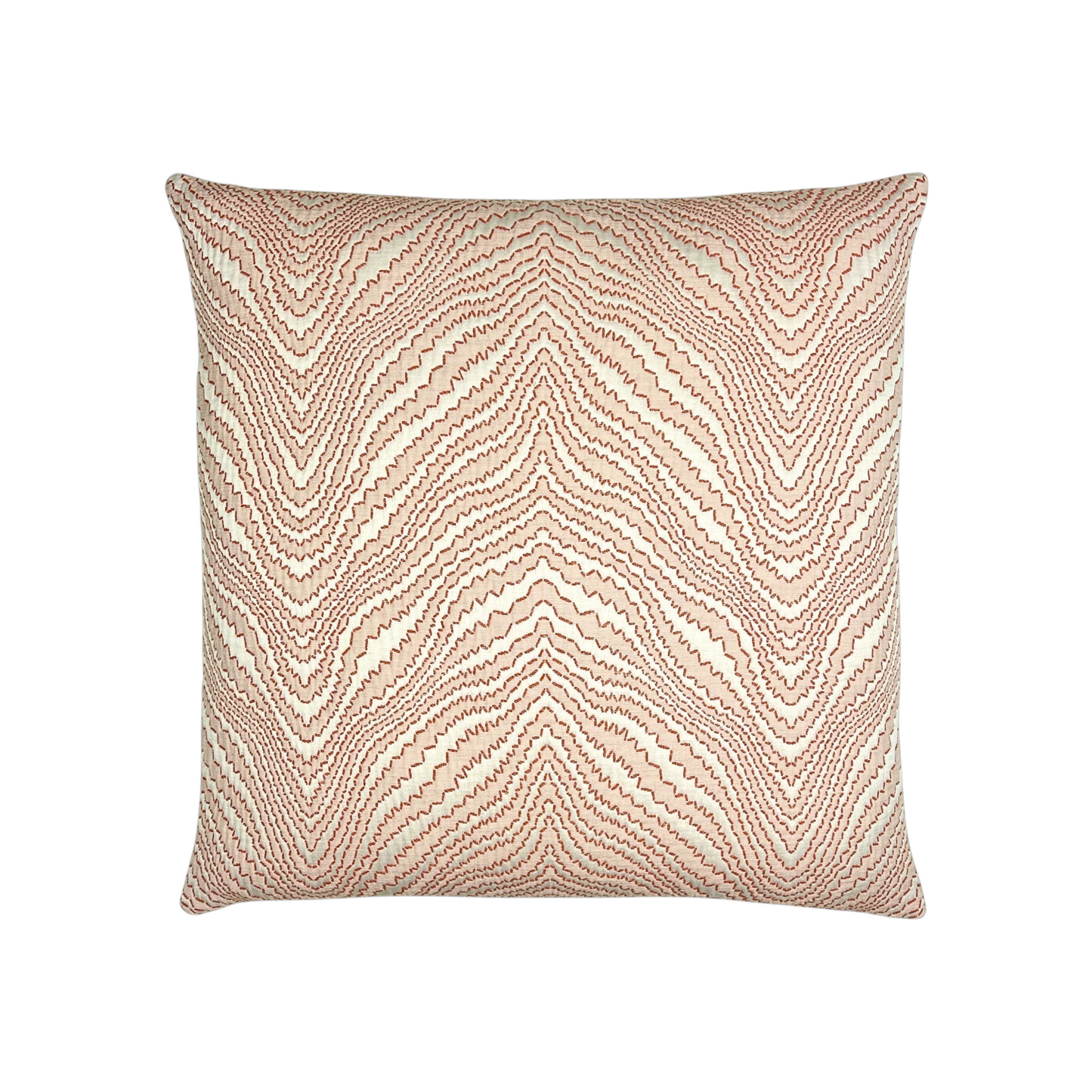 Poppy Chevron Pillow - 22"