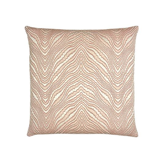 Poppy Chevron Pillow - 22"