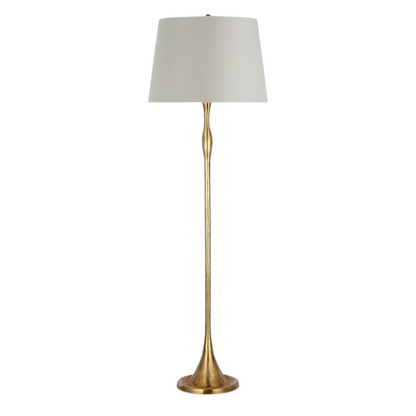Romero Medium Floor Lamp with Schumacher Shade