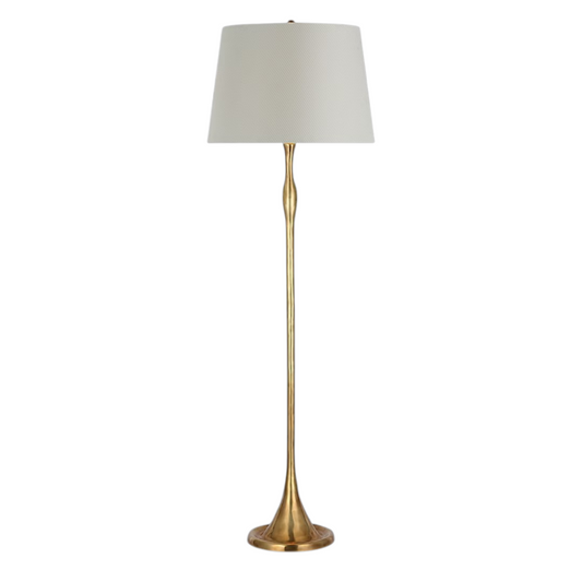 Romero Medium Floor Lamp with Schumacher Shade