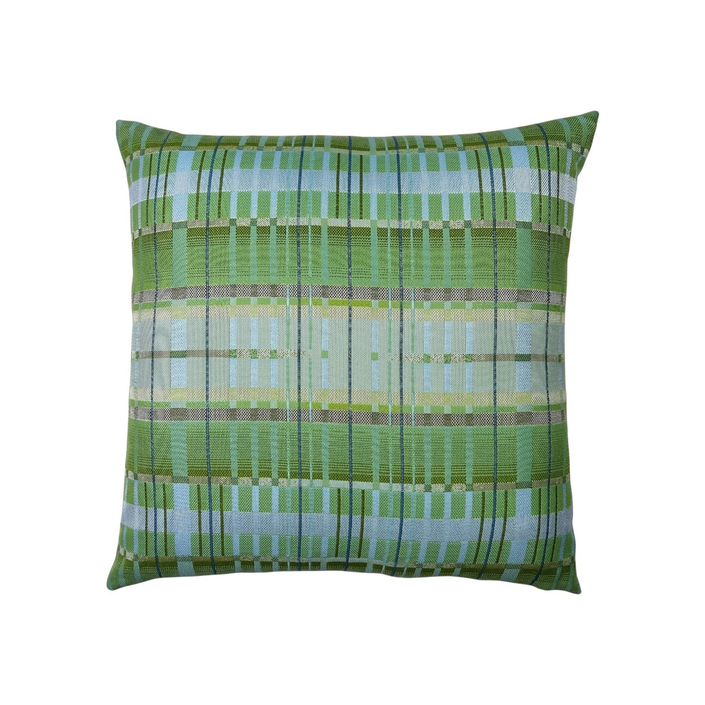 Green Plaid Indoor/Outdoor Pillow - 22"
