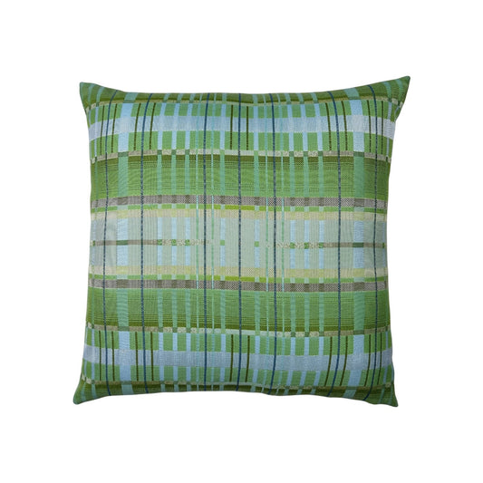 Green Plaid Indoor/Outdoor Pillow - 22"