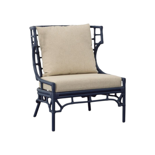 Navy Palma Outdoor Occasional Chair