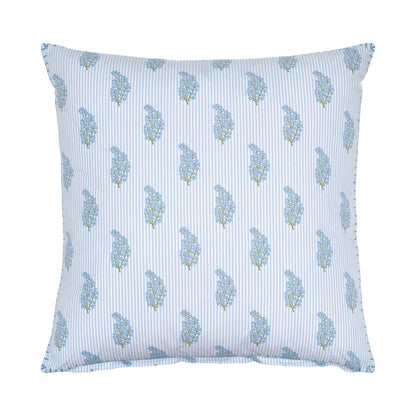 Nirvi Light Indigo Organic Sham - 26"