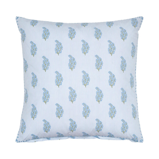 Nirvi Light Indigo Organic Sham - 26"