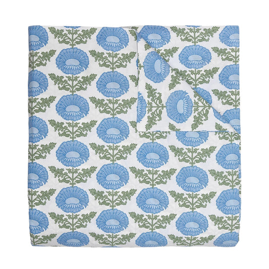 Kaavia Light Indigo Organic Duvet - Queen