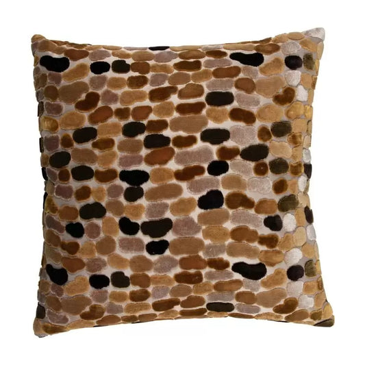 22" River Rock Earth Throw Pillow